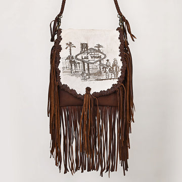 American Darling Crossbody Hair On Genuine Leather Western Women Bag Handbag Purse | for Cute